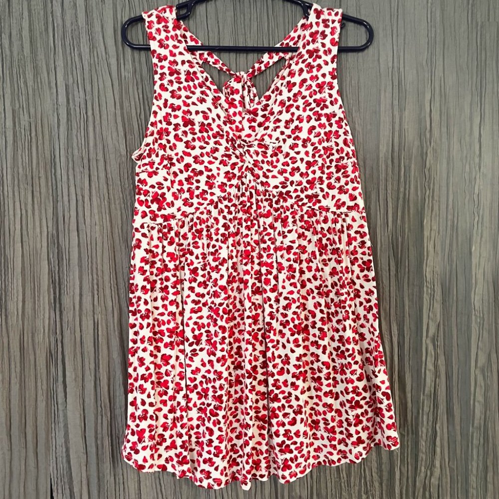 Floral Halter Tie Top